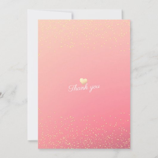 Weddenschap Save the Date Flowers Pink Gold Glitte (Achterkant)
