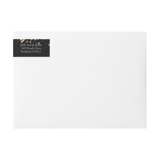 Weddenschap Save The Date Gold Hollywood Glam (Voorkant)