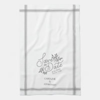 Weddenschap Save the Date Hand Drawn Botanical Flo