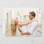 Weddenschap Save the Date Photo Elegant Simple (Achterkant)