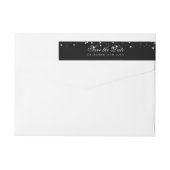 Weddenschap Save The Date Silver Hollywood Glam (Achterkant)