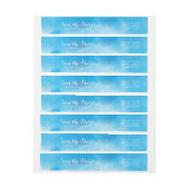 Weddenschap Save the Date Summer Blue Waterverf (Vel)