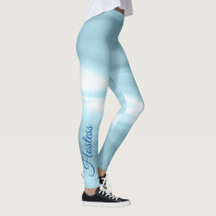 Weddenschap schitterend blauw leggings