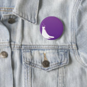 Weddenschap: Schoonmaken in het paars Ronde Button 5,7 Cm (In situ)