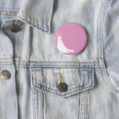 Weddenschap: Schoonmaken in roze Ronde Button 5,7 Cm (In situ)