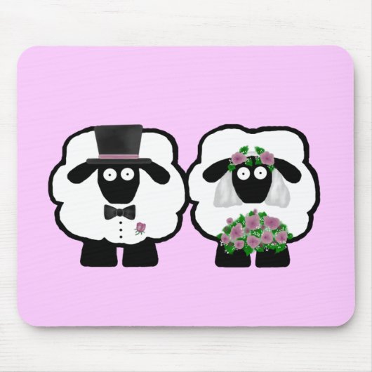 Weddenschap Sheep Mousepad Muismat (Voorkant)