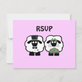 Weddenschap Sheep RSVP (Voorkant)