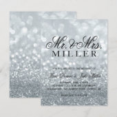 Weddenschap - Silver Glit Fab Kaart (Voorkant / Achterkant)