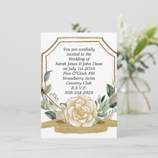 Weddenschap simpel kaart (Staand voorkant)