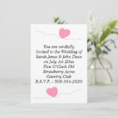 Weddenschap simpel kaart (Staand voorkant)