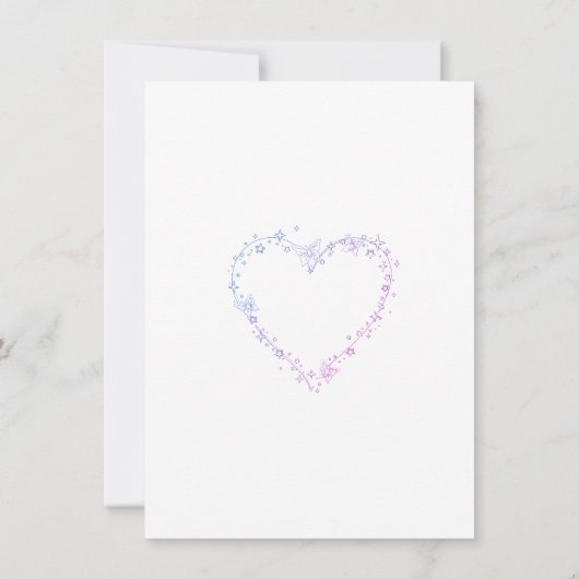 Weddenschap simpel kaart (Achterkant)