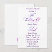 Weddenschap simpel kaart (Voorkant / Achterkant)