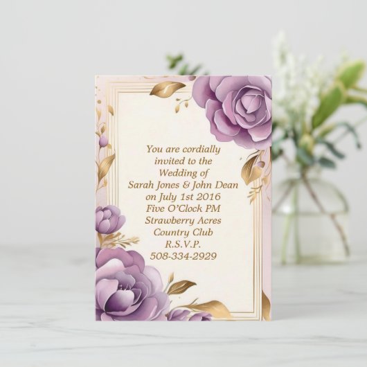 Weddenschap simpel kaart (Staand voorkant)