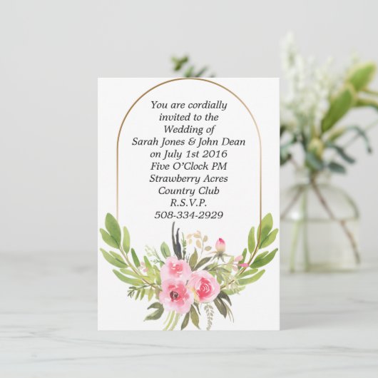 Weddenschap simpel kaart (Staand voorkant)