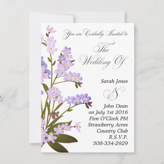 Weddenschap simpel kaart (Voorkant)