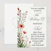 Weddenschap simpel kaart (Voorkant / Achterkant)