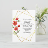 Weddenschap simpel kaart (Staand voorkant)