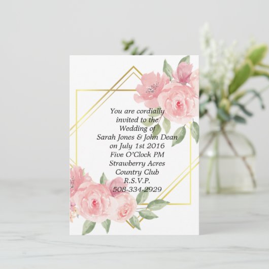 Weddenschap simpel kaart (Staand voorkant)