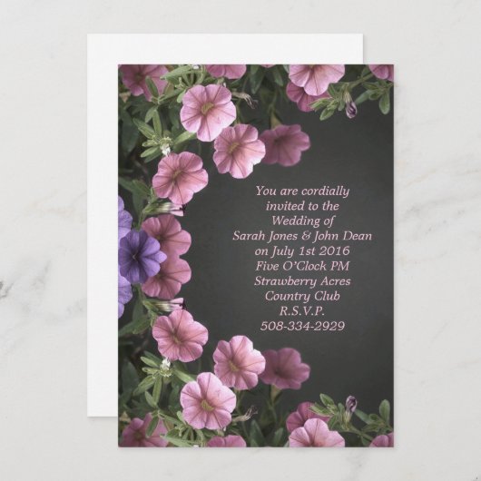 Weddenschap simpel kaart (Voorkant / Achterkant)