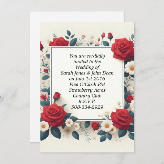 Weddenschap simpel kaart (Voorkant / Achterkant)