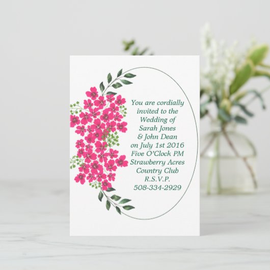 Weddenschap simpel kaart (Staand voorkant)