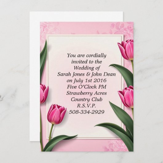 Weddenschap simpel kaart (Voorkant / Achterkant)