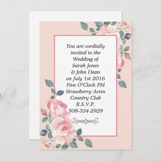 Weddenschap simpel kaart (Voorkant / Achterkant)