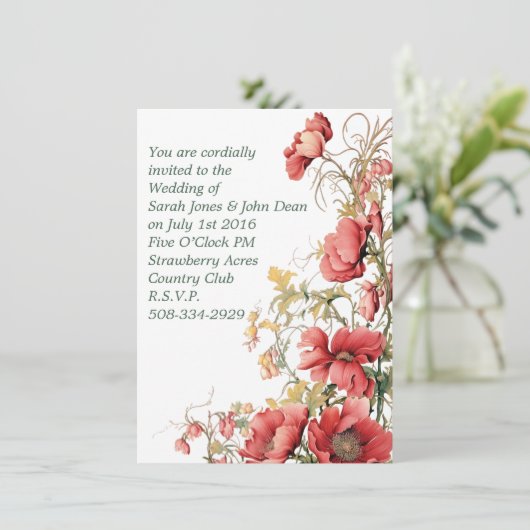 Weddenschap simpel kaart (Staand voorkant)