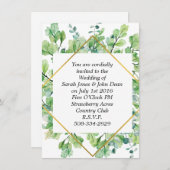 Weddenschap simpel kaart (Voorkant / Achterkant)