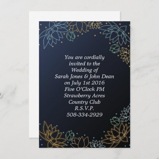 Weddenschap simpel kaart (Voorkant / Achterkant)