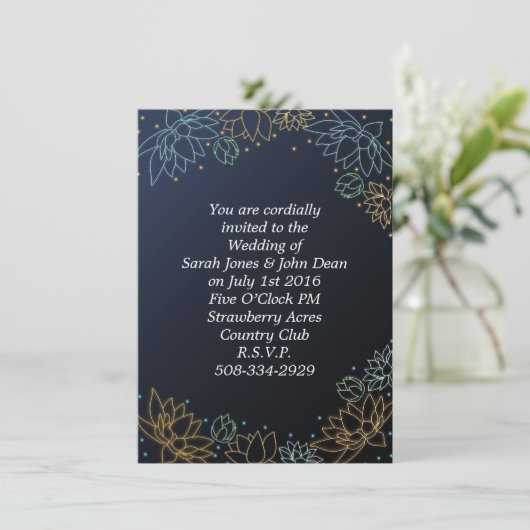 Weddenschap simpel kaart (Staand voorkant)