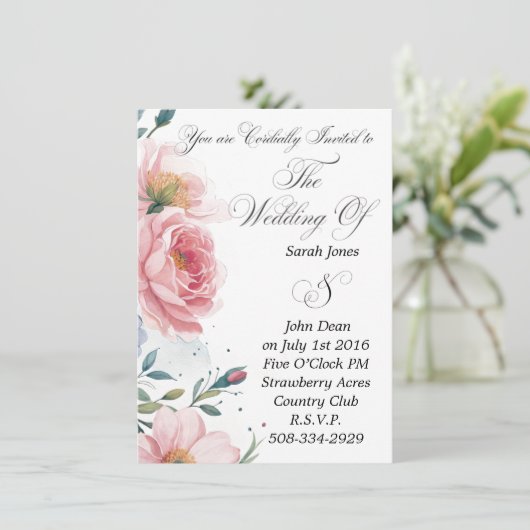 Weddenschap simpel kaart (Staand voorkant)