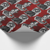 Weddenschap Skeleton Skulls "Til Death Do ons Part Cadeaupapier (Hoek)