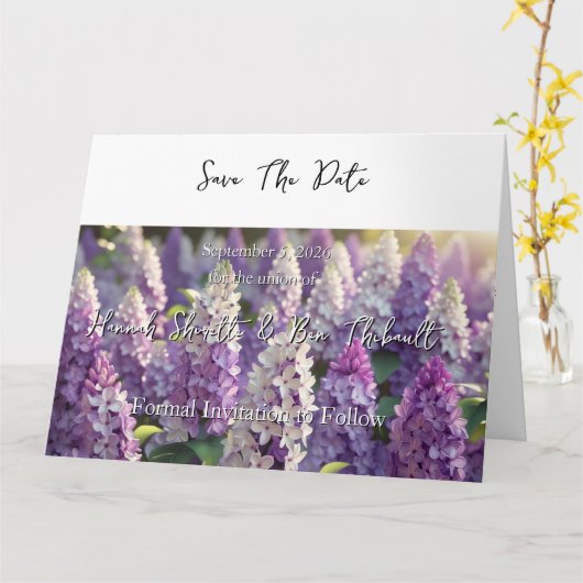 Weddenschap Sla de datumkaart op Kaart (Gele Bloem)