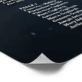 Weddenschap-spreidingsschema met foto bewerkbaar poster (Hoek)