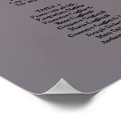 Weddenschap-spreidingsschema met foto bewerkbaar poster (Hoek)