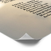 Weddenschap-spreidingsschema met foto bewerkbaar poster (Hoek)