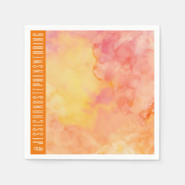 Weddenschap Standard Napkin Sinaasappels vers Flow Servet