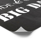 Weddenschap - Stap deze weg voor grote dag Poster (Hoek)