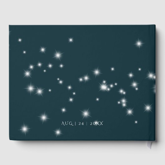 Weddenschap |Sterrennacht Gastenboek (Achterkant)