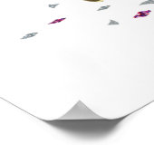 Weddenschap Stiletto High Heels Art Poster (Hoek)