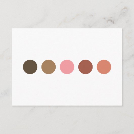 Weddenschap Stress Codes Boho Arch Foto Informatiekaartje (Achterkant)