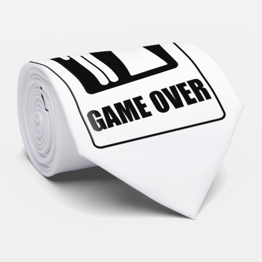 Weddenschap Stropdas - Game Over (Opgerold)