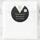 Weddenschap Suit Dank je wel voor Stickers (Tas)