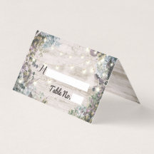 Weddenschap Tafelnummer Chic Floral Wood Lichten