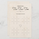 Weddenschap Tic-Tac-Toe met hartenlijstspel (Voorkant / Achterkant)