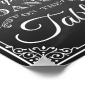 Weddenschap "Tijd voor de Drink van Champagne-alkb Poster (Hoek)