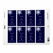 Weddenschap tijdens winterwijnen etiket (Full Sheet)