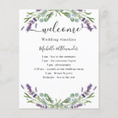 Weddenschap-tijdlijnprogramma lavender eucalyptus (Voorkant)