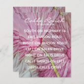 Weddenschap Turquois en Lavender Enclosure Card (Voorkant / Achterkant)